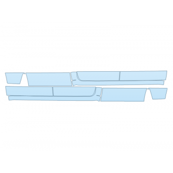 PAINT PROTECTION KIT - 2024 RAM RAM 2500 LIMITED LONGHORN ROCKERS - PRECUT PPF CLEAR BRA WRAP