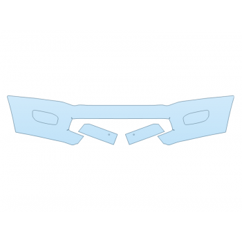 PAINT PROTECTION KIT - 2024 RAM RAM 2500 LONE STAR BUMPER (MULTI PIECE) - PRECUT PPF CLEAR BRA WRAP