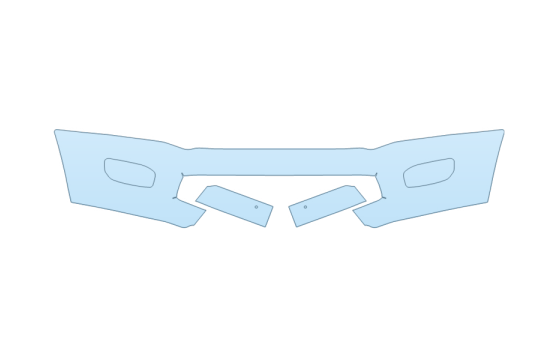 Precut PPF Kit – Clear Bra Paint Protection Film 2027 RAM RAM 2500 LONE STAR BUMPER (MULTI PIECE) - PRECUT PPF CLEAR BRA WRAP