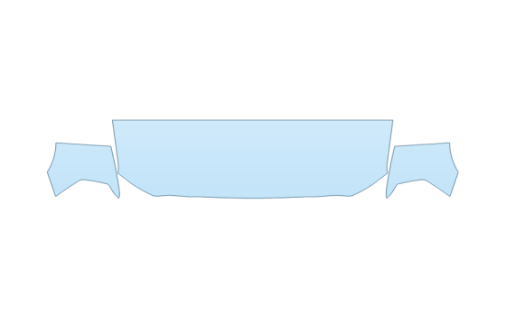 2027 RAM RAM 2500 LONE STAR HF 24 INCH - PRECUT PPF CLEAR BRA WRAP
