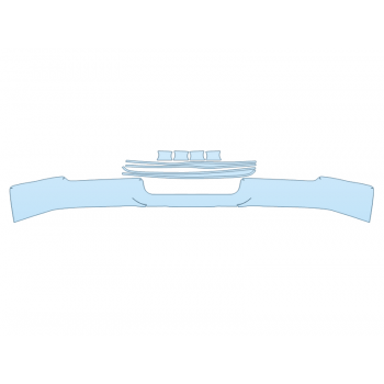 PAINT PROTECTION KIT - 2024 RAM RAM 2500 LONE STAR REAR BUMPER DOOR CUPS DOOR EDGES - PRECUT PPF CLEAR BRA WRAP