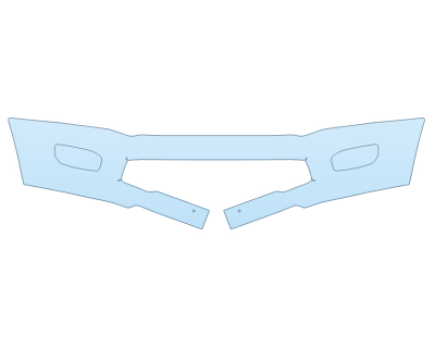 2025 RAM RAM 2500 POWER WAGON BUMPER - PRECUT PPF CLEAR BRA WRAP