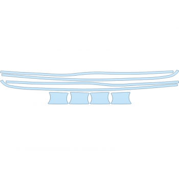 PAINT PROTECTION KIT - 2024 RAM RAM 2500 TRADESMAN DOOR CUPS DOOR EDGES - PRECUT PPF CLEAR BRA WRAP