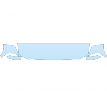 2025 RAM RAM 3500 BIG HORN HF 24 INCH (WRAPPED EDGES) - PRECUT PPF CLEAR BRA WRAP