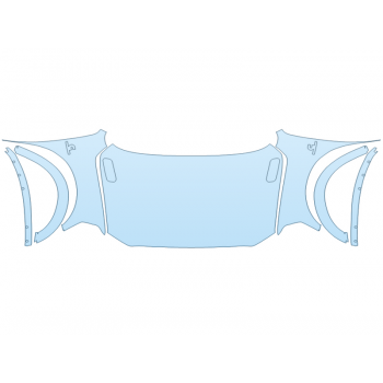 2025 RAM RAM 3500 BIG HORN HF FULL - PRECUT PPF CLEAR BRA WRAP