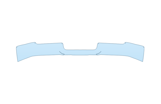 2027 RAM RAM 3500 LARAMIE REAR BUMPER - PRECUT PPF CLEAR BRA WRAP