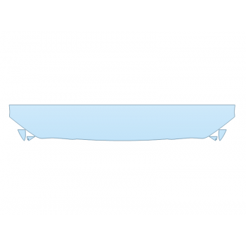 2025 RAM RAM 3500 LARAMIE HF 12 INCH (WRAPPED EDGES) - PRECUT PPF CLEAR BRA WRAP