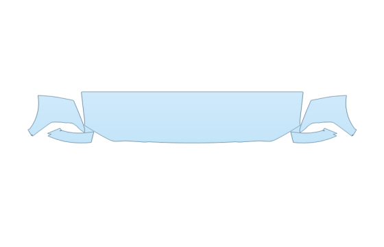 Precut PPF Kit – Clear Bra Paint Protection Film 2027 RAM RAM 3500 LARAMIE HF 24 INCH (WRAPPED EDGES) - PRECUT PPF CLEAR BRA WRAP