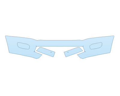 2024 RAM RAM 3500 LARAMIE LONGHORN BUMPER (MULTI PIECE) - PRECUT PPF CLEAR BRA WRAP