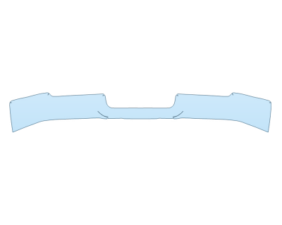 2024 RAM RAM 3500 LARAMIE LONGHORN REAR BUMPER - PRECUT PPF CLEAR BRA WRAP