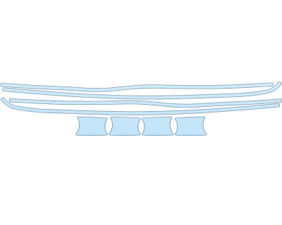 2024 RAM RAM 3500 LARAMIE LONGHORN DOOR CUPS DOOR EDGES - PRECUT PPF CLEAR BRA WRAP