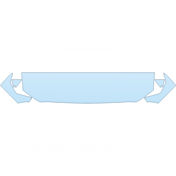 2025 RAM RAM 3500 LIMITED HF 18 INCH - PRECUT PPF CLEAR BRA WRAP