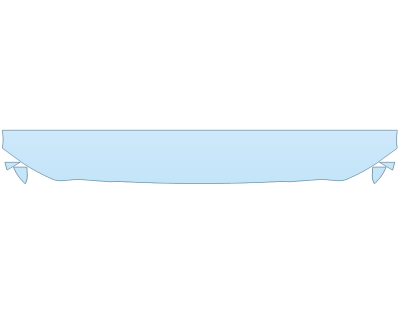 2025 RAM RAM 3500 LONE STAR HF 12 INCH (WRAPPED EDGES) - PRECUT PPF CLEAR BRA WRAP