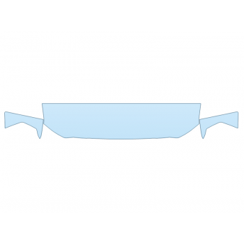 2025 RAM RAM 3500 LONE STAR HF 18 INCH - PRECUT PPF CLEAR BRA WRAP