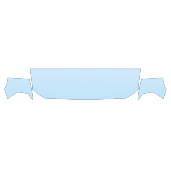 2025 RAM RAM 3500 LONE STAR HF 24 INCH - PRECUT PPF CLEAR BRA WRAP