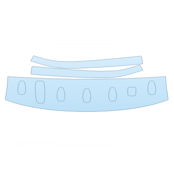 Precut PPF Kit – Clear Bra Paint Protection Film PAINT PROTECTION KIT - 2023 RAM RAM 3500 TRADESMAN ROOF PILLARS LIGHT CUTOUTS - PRECUT PPF CLEAR BRA WRAP