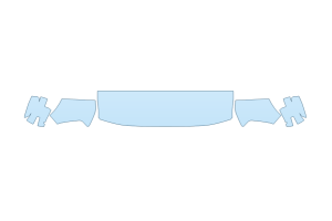 2027 FORD BRONCO HERITAGE EDITION HOOD FENDERS MIRRORS 18 INCH (WRAPPED EDGES)