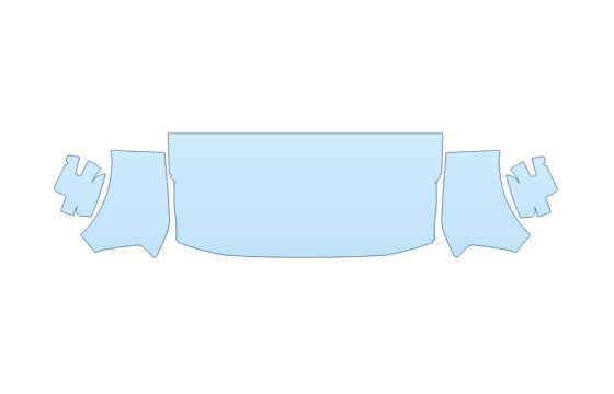 2027 FORD BRONCO HERITAGE EDITION HOOD FENDERS MIRRORS 30 IN(WRAPPED EDGES) - PRECUT PPF CLEAR BRA WRAP
