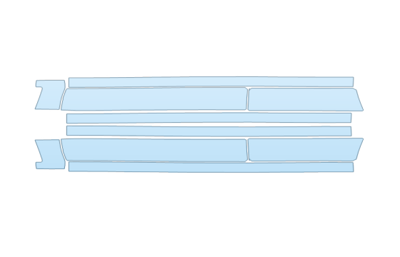 Precut PPF Kit – Clear Bra Paint Protection Film 2027 FORD BRONCO HERITAGE EDITION ROCKERS - PRECUT PPF CLEAR BRA WRAP