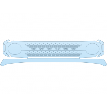 PAINT PROTECTION KIT - 2023 FORD BRONCO HERITAGE LIMITED EDITION BUMPER - PRECUT PPF CLEAR BRA WRAP