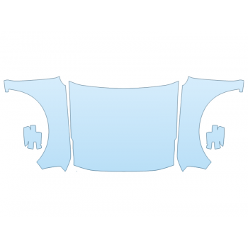 PAINT PROTECTION KIT - 2023 FORD BRONCO HERITAGE LIMITED EDITION FULL HOOD FENDERS MIRRORS W/O EMBLEMS - PRECUT PPF CLEAR BRA WRAP