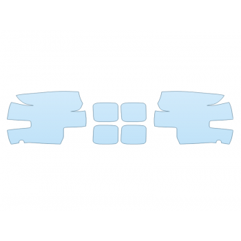 PAINT PROTECTION KIT - 2023 FORD BRONCO HERITAGE LIMITED EDITION MIRRORS DOOR CUPS - PRECUT PPF CLEAR BRA WRAP