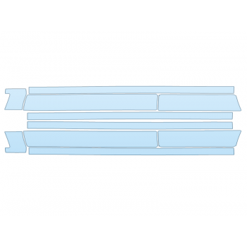 PAINT PROTECTION KIT - 2023 FORD BRONCO HERITAGE LIMITED EDITION ROCKERS - PRECUT PPF CLEAR BRA WRAP