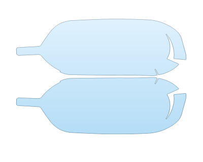 PAINT PROTECTION KIT - 2023 FORD BRONCO SPORT HERITAGE EDITION HEADLIGHTS - PRECUT PPF CLEAR BRA WRAP