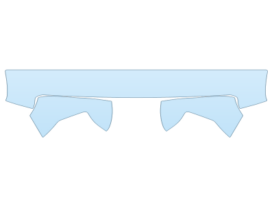 PAINT PROTECTION KIT - 2023 FORD E SERIES CUTAWAY E-350 HOOD FENDERS MIRRORS(WRAPPED EDGES) - PRECUT PPF CLEAR BRA WRAP