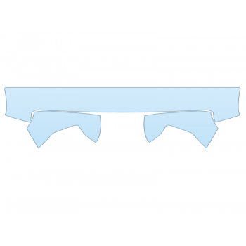 PAINT PROTECTION KIT - 2023 FORD E SERIES CUTAWAY E-450 HOOD FENDERS MIRRORS(WRAPPED EDGES) - PRECUT PPF CLEAR BRA WRAP