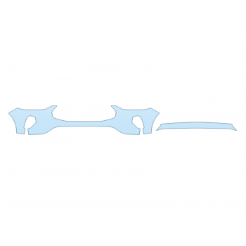 Precut PPF Kit – Clear Bra Paint Protection Film PAINT PROTECTION KIT - 2023 FORD ESCAPE BASE BUMPER (MULTI PIECE) - PRECUT PPF CLEAR BRA WRAP