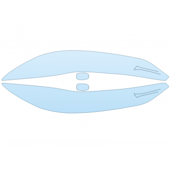 PAINT PROTECTION KIT - 2025 FORD ESCAPE BASE HEADLIGHTS FOGLIGHTS - PRECUT PPF CLEAR BRA WRAP