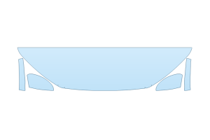 2027 FORD ESCAPE PLUG-IN HYBRID HOOD FENDERS MIRRORS 18 INCH (WRAPPED EDGES)