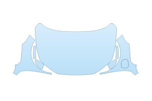 2027 FORD ESCAPE PLUG-IN HYBRID FULL HOOD FENDERS MIRRORS(WRAPPED EDGES)