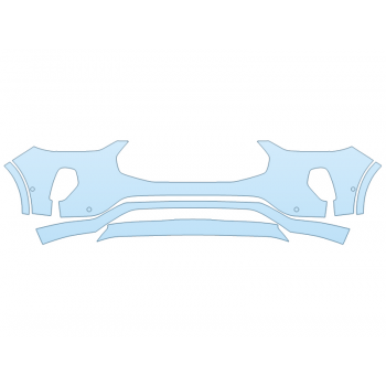 Precut PPF Kit – Clear Bra Paint Protection Film PAINT PROTECTION KIT - 2025 FORD ESCAPE ST-LINE ELITE BUMPER WITH SENSORS - PRECUT PPF CLEAR BRA WRAP