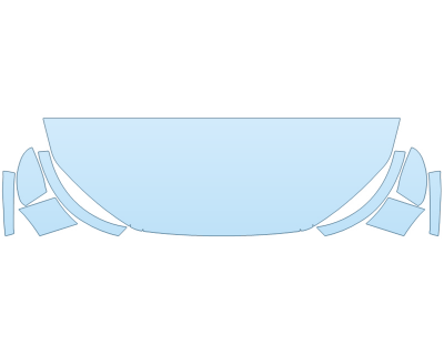 PAINT PROTECTION KIT - 2025 FORD ESCAPE ST-LINE ELITE HOOD FENDERS MIRRORS 24 INCH (WRAPPED EDGES) - PRECUT PPF CLEAR BRA WRAP