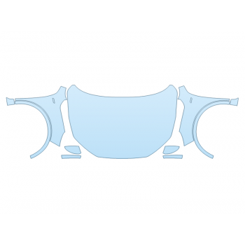 PAINT PROTECTION KIT - 2025 FORD ESCAPE ST-LINE ELITE FULL HOOD FENDERS MIRRORS - PRECUT PPF CLEAR BRA WRAP