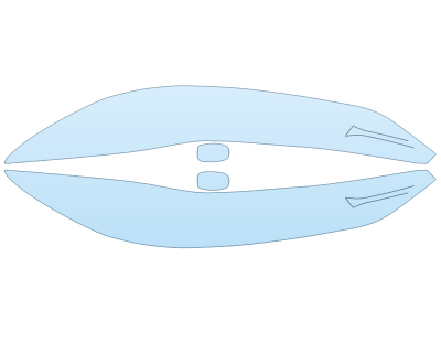 PAINT PROTECTION KIT - 2025 FORD ESCAPE ST-LINE ELITE HEADLIGHTS FOGLIGHTS - PRECUT PPF CLEAR BRA WRAP