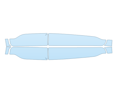 PAINT PROTECTION KIT - 2025 FORD ESCAPE ST-LINE ELITE ROCKERS - PRECUT PPF CLEAR BRA WRAP