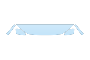 2027 FORD ESCAPE ST-LINE SELECT HOOD FENDERS MIRRORS 12 INCH (WRAPPED EDGES)