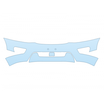 PAINT PROTECTION KIT - 2023 FORD E-TRANSIT BASE BUMPER - PRECUT PPF CLEAR BRA WRAP