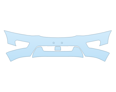 PAINT PROTECTION KIT - 2023 FORD E-TRANSIT BASE BUMPER - PRECUT PPF CLEAR BRA WRAP