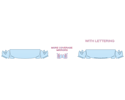 PAINT PROTECTION KIT - 2023 FORD EXPEDITION KING RANCH HOOD FENDERS MIRRORS 24 INCH (WRAPPED EDGES) - PRECUT PPF CLEAR BRA WRAP