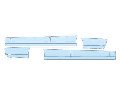 PAINT PROTECTION KIT - 2023 FORD EXPEDITION TIMBERLINE ROCKERS - PRECUT PPF CLEAR BRA WRAP