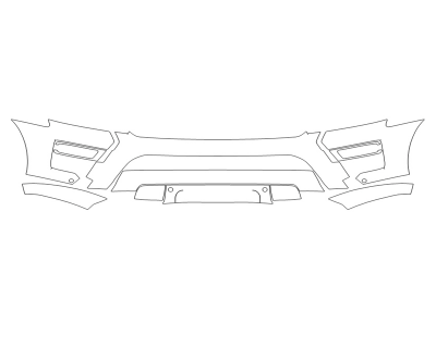 2023 FORD EXPEDITION XL STX BUMPER WITH SENSORS