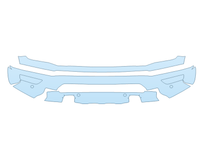 2023 FORD F-150 RAPTOR BUMPER WITH SENSORS