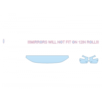 Precut PPF Kit – Clear Bra Paint Protection Film PAINT PROTECTION KIT - 2023 FORD F-150 RAPTOR HOOD FENDERS MIRRORS 12 INCH - PRECUT PPF CLEAR BRA WRAP