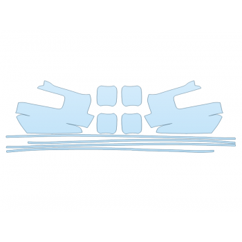 PAINT PROTECTION KIT - 2023 FORD F-150 RAPTOR MIRRORS DOOR CUPS DOOR EDGES - PRECUT PPF CLEAR BRA WRAP