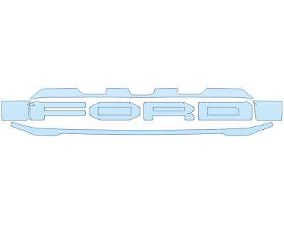 2023 FORD F-150 RAPTOR GRILL