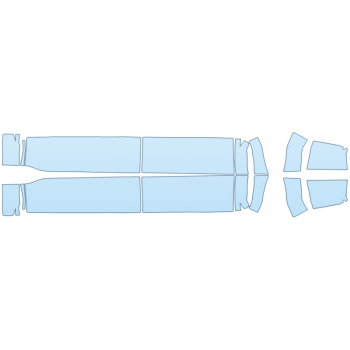 PAINT PROTECTION KIT - 2023 FORD F-150 RAPTOR ROCKERS - PRECUT PPF CLEAR BRA WRAP